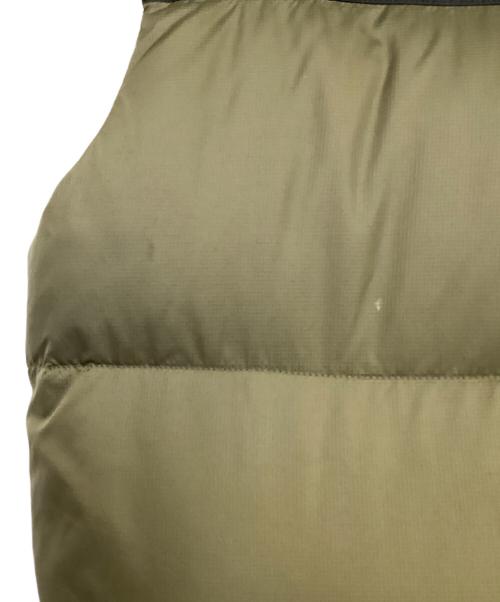 THE NORTH FACE（ザ ノース フェイス）THE NORTH FACE (ザ ノース フェイス) ヌプシベスト カーキ×ブラック サイズ:Lの古着・服飾アイテム