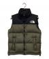 THE NORTH FACE（ザ ノース フェイス）の古着「ヌプシベスト」｜カーキ×ブラック