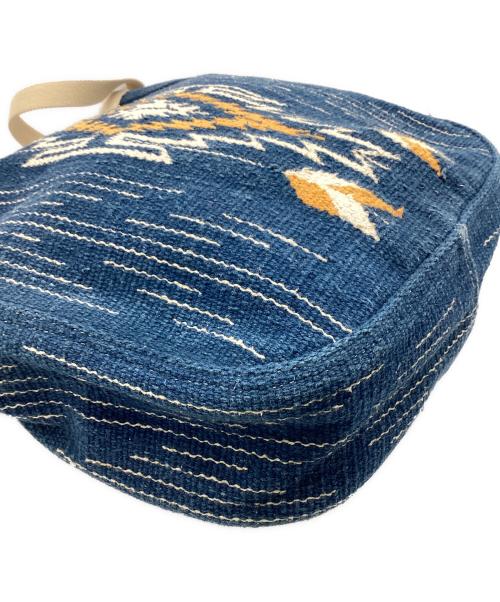 DOUBLE RL（ダブルアールエル）DOUBLE RL (ダブルアールエル) ショルダーバッグ インディゴの古着・服飾アイテム