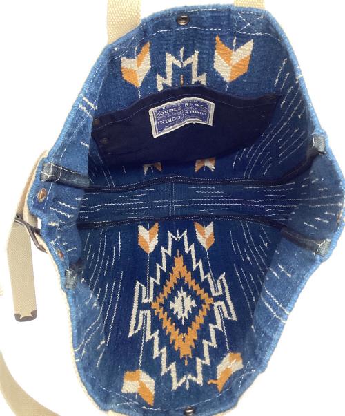 DOUBLE RL（ダブルアールエル）DOUBLE RL (ダブルアールエル) ショルダーバッグ インディゴの古着・服飾アイテム