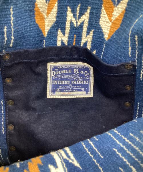 DOUBLE RL（ダブルアールエル）DOUBLE RL (ダブルアールエル) ショルダーバッグ インディゴの古着・服飾アイテム