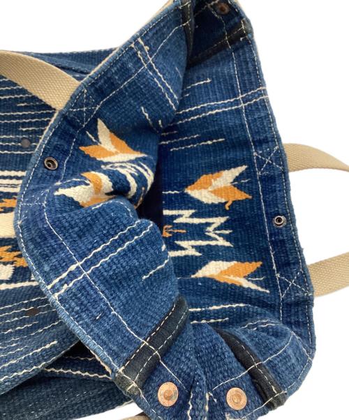 DOUBLE RL（ダブルアールエル）DOUBLE RL (ダブルアールエル) ショルダーバッグ インディゴの古着・服飾アイテム