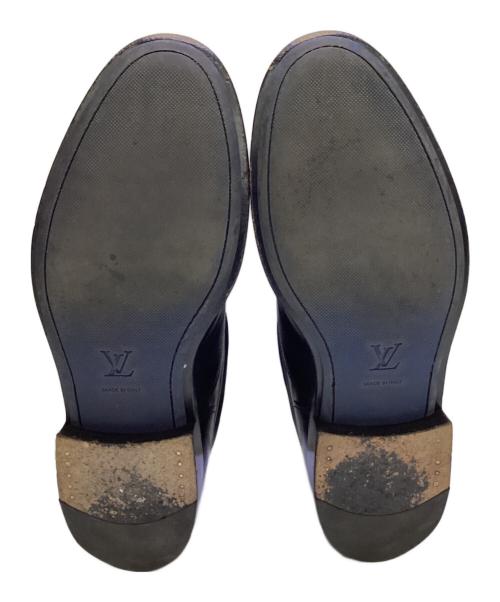 LOUIS VUITTON（ルイ ヴィトン）LOUIS VUITTON (ルイ ヴィトン) ストレートチップシューズ ブラック×ネイビー サイズ:5 1/2の古着・服飾アイテム