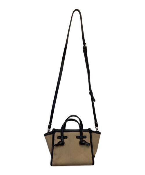 GIANNI CHIARINI（ジャンニ キアリーニ）GIANNI CHIARINI (ジャンニ キアリーニ) ミス マルチェッラ ショルダーバッグ ベージュの古着・服飾アイテム