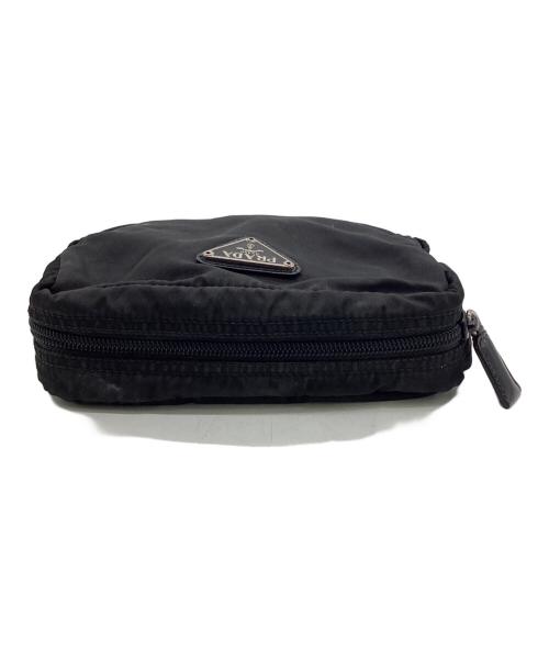 PRADA（プラダ）PRADA (プラダ) ミニポーチ ブラックの古着・服飾アイテム