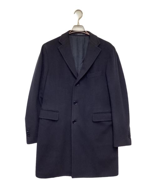 TAGLIATORE（タリアトーレ）TAGLIATORE (タリアトーレ) カシミヤ混ウール チェスターコート ネイビー サイズ:50Rの古着・服飾アイテム