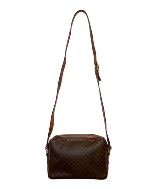 CELINE（セリーヌ）CELINE (セリーヌ) マカダム ショルダーバッグ ブラウンの古着・服飾アイテム