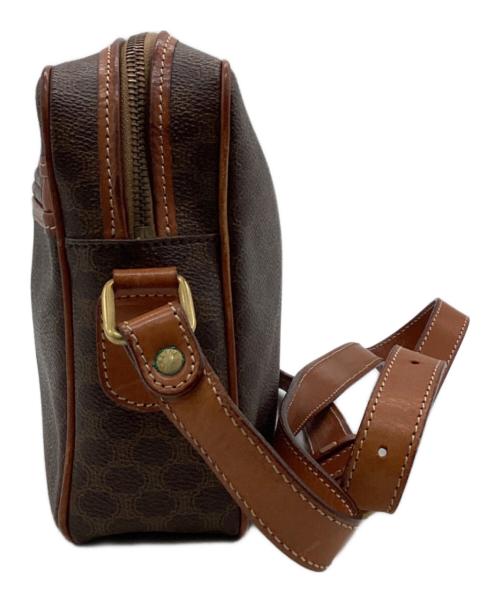 CELINE（セリーヌ）CELINE (セリーヌ) マカダム ショルダーバッグ ブラウンの古着・服飾アイテム