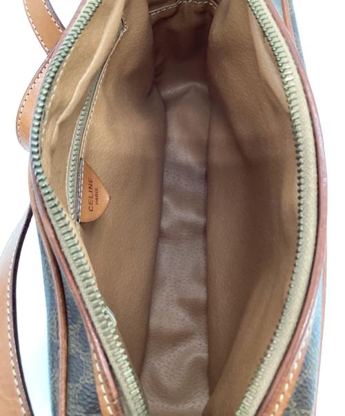 CELINE（セリーヌ）CELINE (セリーヌ) マカダム ショルダーバッグ ブラウンの古着・服飾アイテム