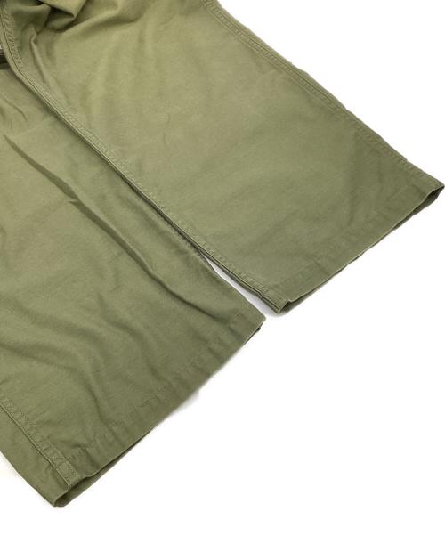 CIOTA（シオタ）CIOTA (シオタ) スビンコットンバックサテンベイカーパンツ カーキ サイズ:5の古着・服飾アイテム