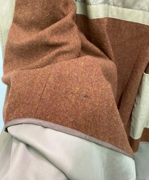 Yves Saint Laurent（イヴサンローラン）Yves Saint Laurent (イヴサンローラン) ステンカラーコート カーキ サイズ:C96-100T172-178の古着・服飾アイテム