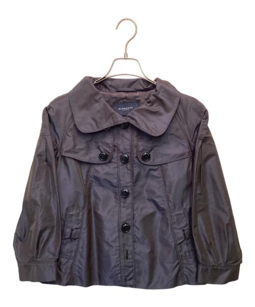BURBERRY（バーバリー）BURBERRY (バーバリー) ショートジャケット パープル サイズ:38の古着・服飾アイテム