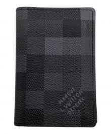 LOUIS VUITTON（ルイ ヴィトン）の古着「ダモフラージュ 	オーガナイザー・ドゥ・ポッシュ」｜ブラック×グレー