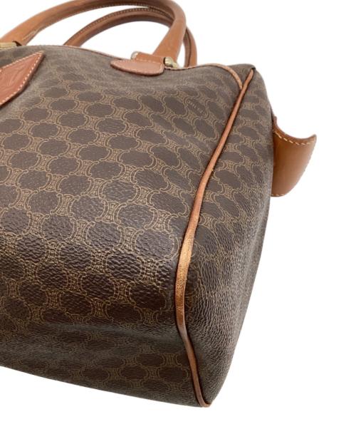 CELINE（セリーヌ）CELINE (セリーヌ) マカダム ハンドバッグ ブラウンの古着・服飾アイテム