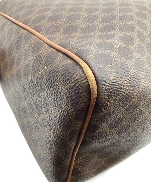 CELINE（セリーヌ）CELINE (セリーヌ) マカダム ハンドバッグ ブラウンの古着・服飾アイテム