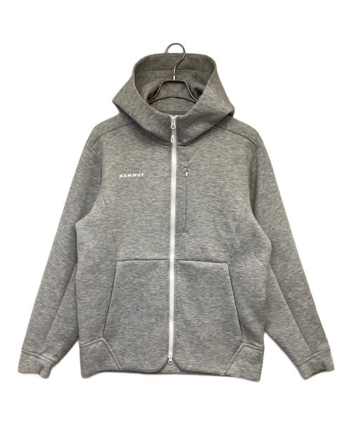 MAMMUT（マムート）MAMMUT (マムート) ダイノ 2.0 ミッドレイヤー フーデッド ジャケット アジアンフィット グレー サイズ:ASIA XLの古着・服飾アイテム