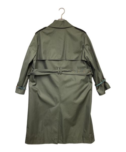 COACH（コーチ）COACH (コーチ) リラックスドダブルブレステッドトレンチ カーキ サイズ:Sの古着・服飾アイテム