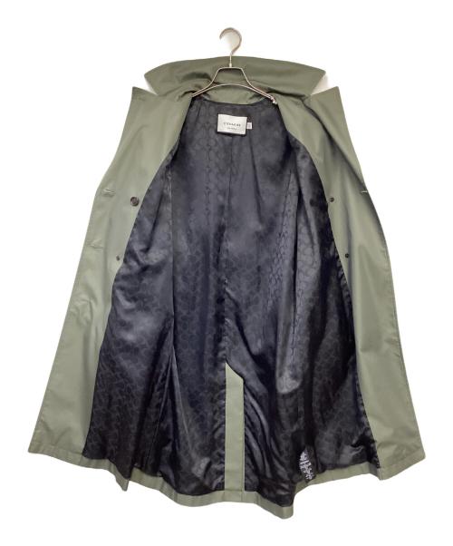 COACH（コーチ）COACH (コーチ) リラックスドダブルブレステッドトレンチ カーキ サイズ:Sの古着・服飾アイテム