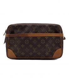 LOUIS VUITTON（ルイ ヴィトン）の古着「モノグラム コンピエーニュ28 セカンドバッグ」｜ブラウン