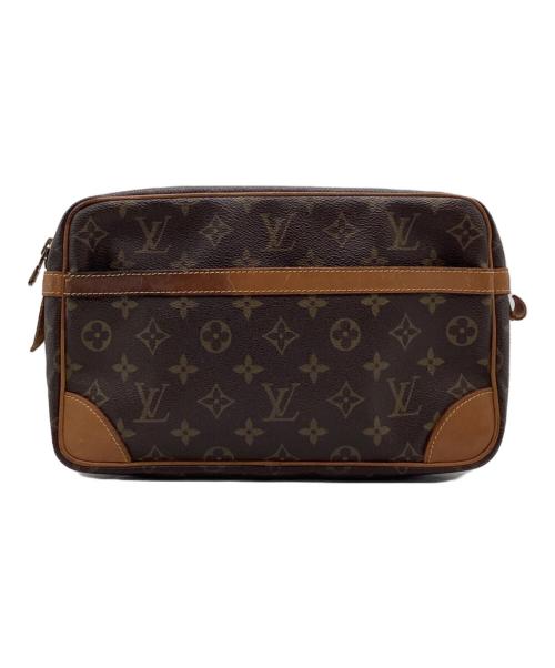 LOUIS VUITTON（ルイ ヴィトン）LOUIS VUITTON (ルイ ヴィトン) モノグラム コンピエーニュ28 セカンドバッグ ブラウンの古着・服飾アイテム