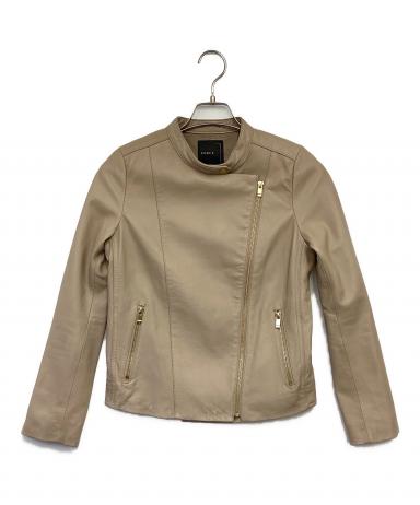 中古・古着通販】Noble (ノーブル) ソフトラムレザーライダース