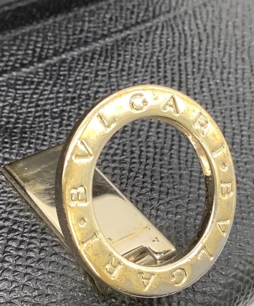 BVLGARI（ブルガリ）BVLGARI (ブルガリ) サークルロゴ 長財布 ブラックの古着・服飾アイテム