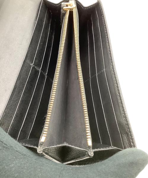 BVLGARI（ブルガリ）BVLGARI (ブルガリ) サークルロゴ 長財布 ブラックの古着・服飾アイテム