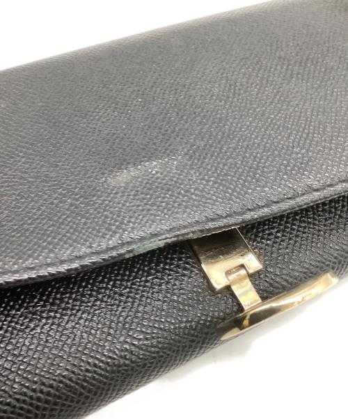 BVLGARI（ブルガリ）BVLGARI (ブルガリ) サークルロゴ 長財布 ブラックの古着・服飾アイテム