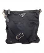 PRADAプラダ）の古着「ナイロンショルダーバッグ」｜ブラック