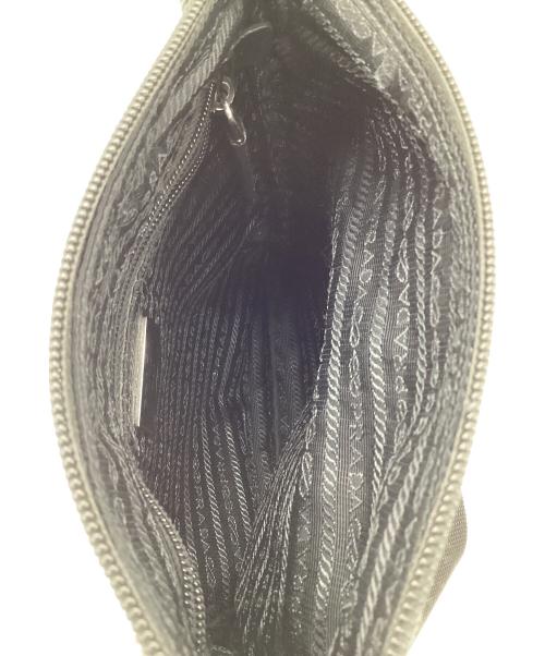 PRADA（プラダ）PRADA (プラダ) ナイロンショルダーバッグ ブラックの古着・服飾アイテム