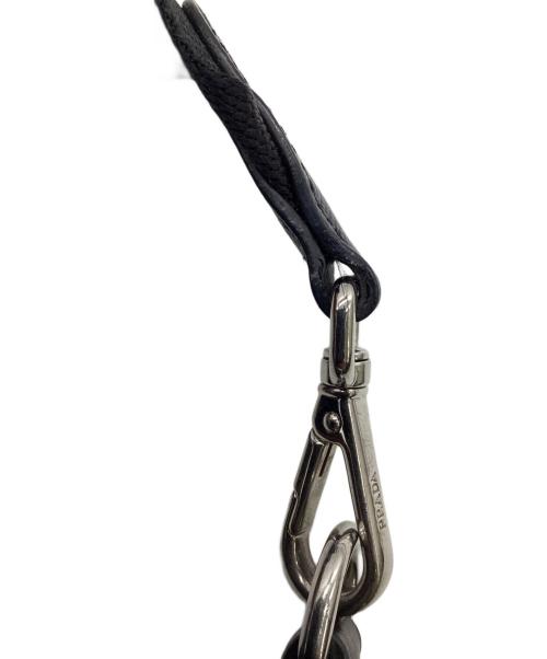 PRADA（プラダ）PRADA (プラダ) ナイロンショルダーバッグ ブラックの古着・服飾アイテム