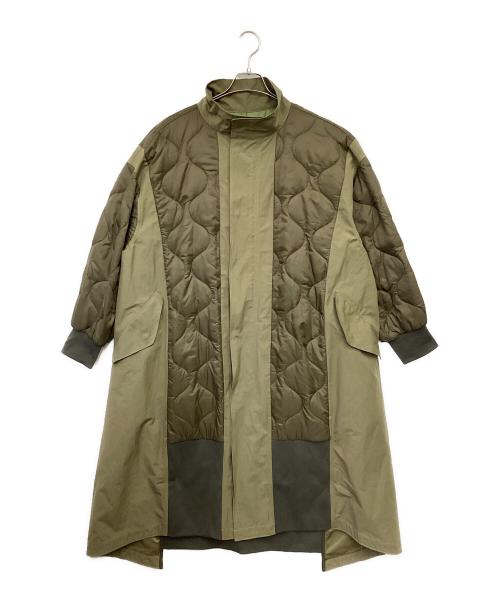 etsinta（エシンタ）etsinta (エシンタ) 切替マキシミリタリーコート グリーン サイズ:ONEの古着・服飾アイテム