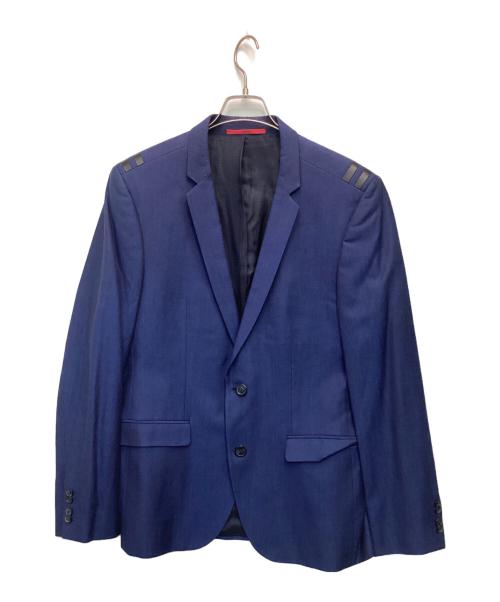HUGO BOSS（ヒューゴ ボス）HUGO BOSS (ヒューゴ ボス) テーラードジャケット ネイビー サイズ:50の古着・服飾アイテム