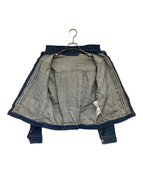 LEVI'S VINTAGE CLOTHING（リーバイス ビンテージ クロージング）LEVI'S VINTAGE CLOTHING (リーバイス ビンテージ クロージング) 復刻1880モデル トリプルプリーツブラウス ブルー サイズ:Mの古着・服飾アイテム