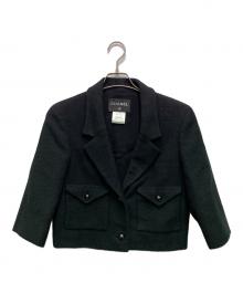 CHANEL（シャネル）の古着「テーラードジャケット」｜ブラック