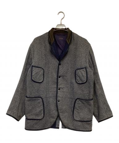 美品KAPITAL 中古美品☆KAPITAL オシャレなコート☆ネイビー ウール