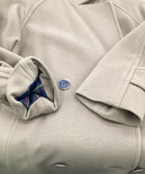 Burberry's（バーバリー）Burberry's (バーバリーズ) カシミヤ混 ダブルブレスト チェスターコート ブラウン サイズ:7ARの古着・服飾アイテム