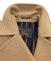 中古・古着 Burberry's (バーバリーズ) カシミヤ混 ダブルブレスト チェスターコート ブラウン サイズ:7AR：14000円