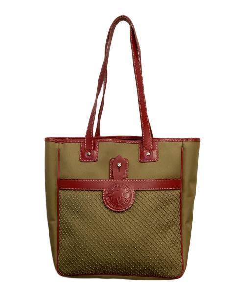 HUNTING WORLD（ハンティングワールド）HUNTING WORLD (ハンティングワールド) SAFARI TODAY（サファリ トゥデイ）トートバッグ ベージュの古着・服飾アイテム