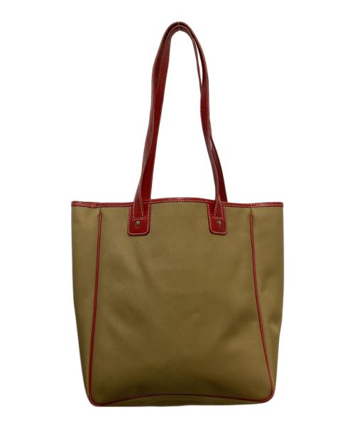 HUNTING WORLD（ハンティングワールド）HUNTING WORLD (ハンティングワールド) SAFARI TODAY（サファリ トゥデイ）トートバッグ ベージュの古着・服飾アイテム