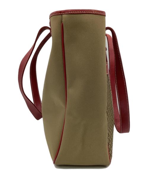 HUNTING WORLD（ハンティングワールド）HUNTING WORLD (ハンティングワールド) SAFARI TODAY（サファリ トゥデイ）トートバッグ ベージュの古着・服飾アイテム