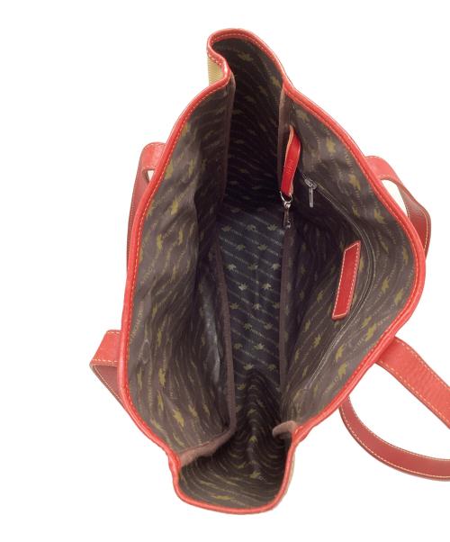 HUNTING WORLD（ハンティングワールド）HUNTING WORLD (ハンティングワールド) SAFARI TODAY（サファリ トゥデイ）トートバッグ ベージュの古着・服飾アイテム