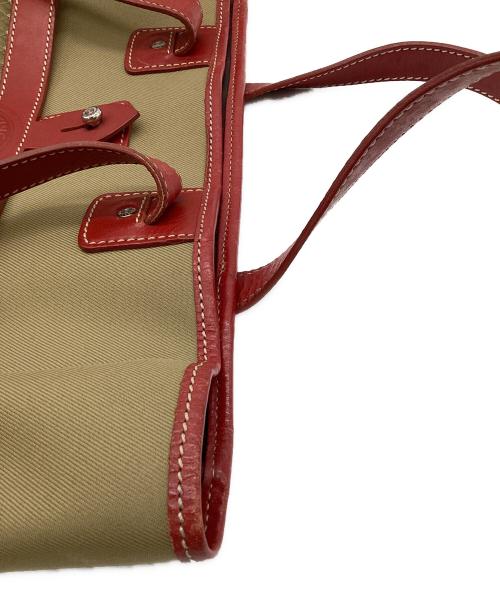 HUNTING WORLD（ハンティングワールド）HUNTING WORLD (ハンティングワールド) SAFARI TODAY（サファリ トゥデイ）トートバッグ ベージュの古着・服飾アイテム