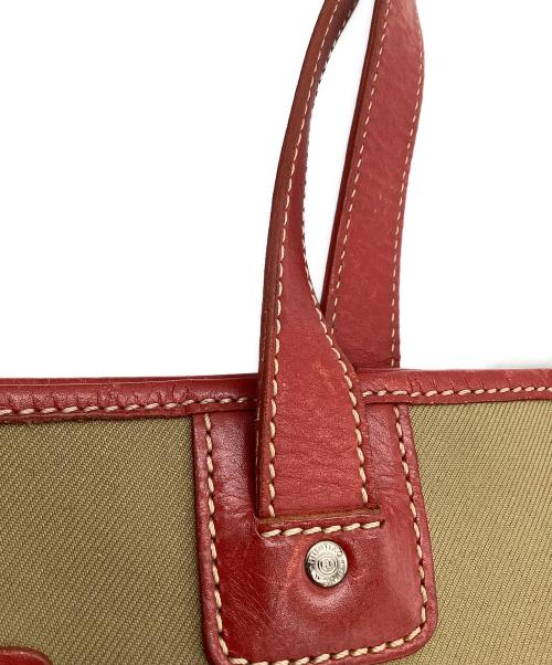 HUNTING WORLD（ハンティングワールド）HUNTING WORLD (ハンティングワールド) SAFARI TODAY（サファリ トゥデイ）トートバッグ ベージュの古着・服飾アイテム