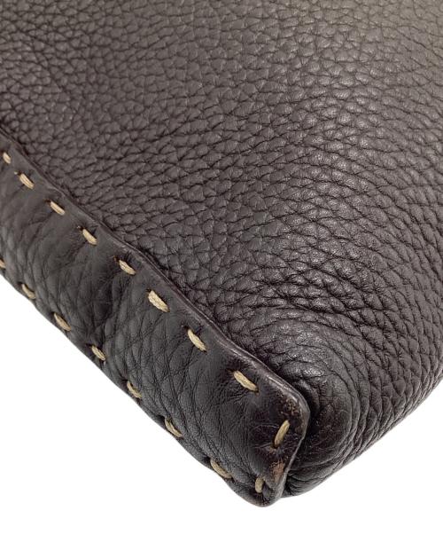 FENDI（フェンディ）FENDI (フェンディ) selleria（セレリア）ショルダーバッグ ブラウンの古着・服飾アイテム