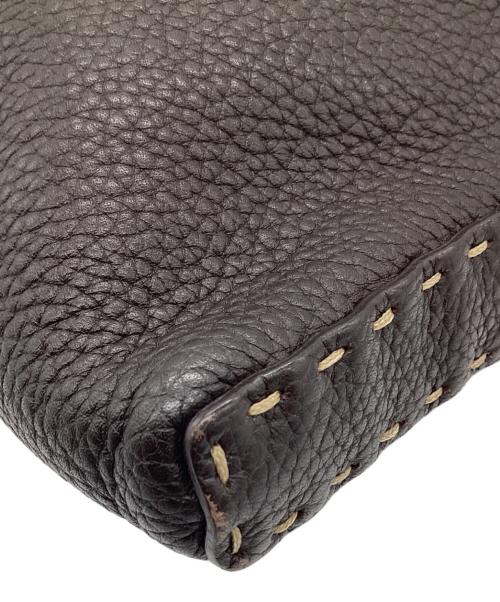 FENDI（フェンディ）FENDI (フェンディ) selleria（セレリア）ショルダーバッグ ブラウンの古着・服飾アイテム