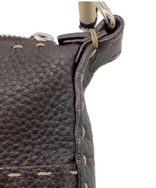 FENDI（フェンディ）FENDI (フェンディ) selleria（セレリア）ショルダーバッグ ブラウンの古着・服飾アイテム