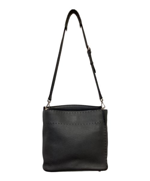 FENDI（フェンディ）FENDI (フェンディ) selleria（セレリア）アンナ スモール 2WAYバッグ グレーの古着・服飾アイテム