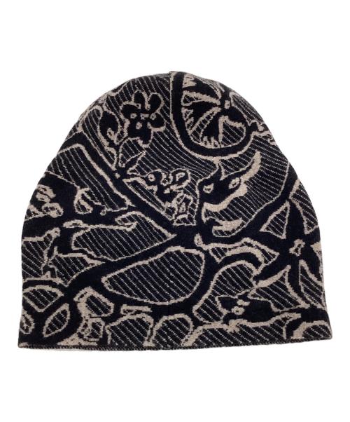 Vivienne Westwood（ヴィヴィアンウエストウッド）Vivienne Westwood (ヴィヴィアンウエストウッド) ニット帽 ブラックの古着・服飾アイテム