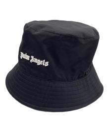 Palm Angels（パーム エンジェルス）の古着「CLASSIC LOGO BUCKET HAT（クラシック ロゴ バケットハット）」｜ブラック